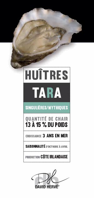 huître haut de gamme David Hervé: Tara